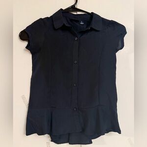 Kids Chaps Dark Blue Button-Down Shirt 2 piece